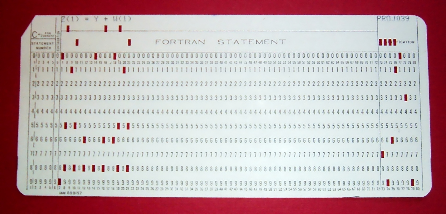 Fortran card